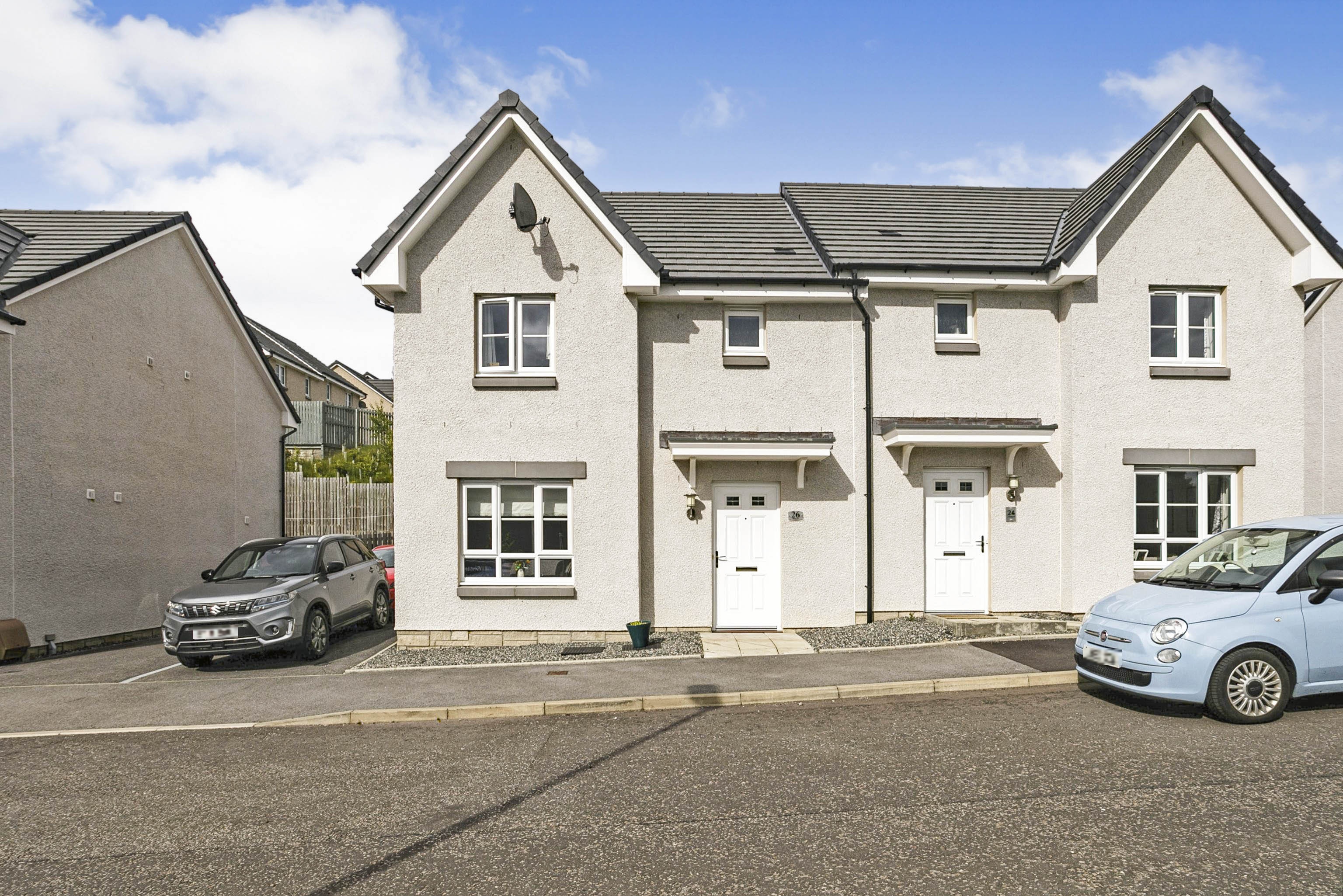 3 bedroom semidetached house for sale in Wellpark, Inverurie, Kemnay