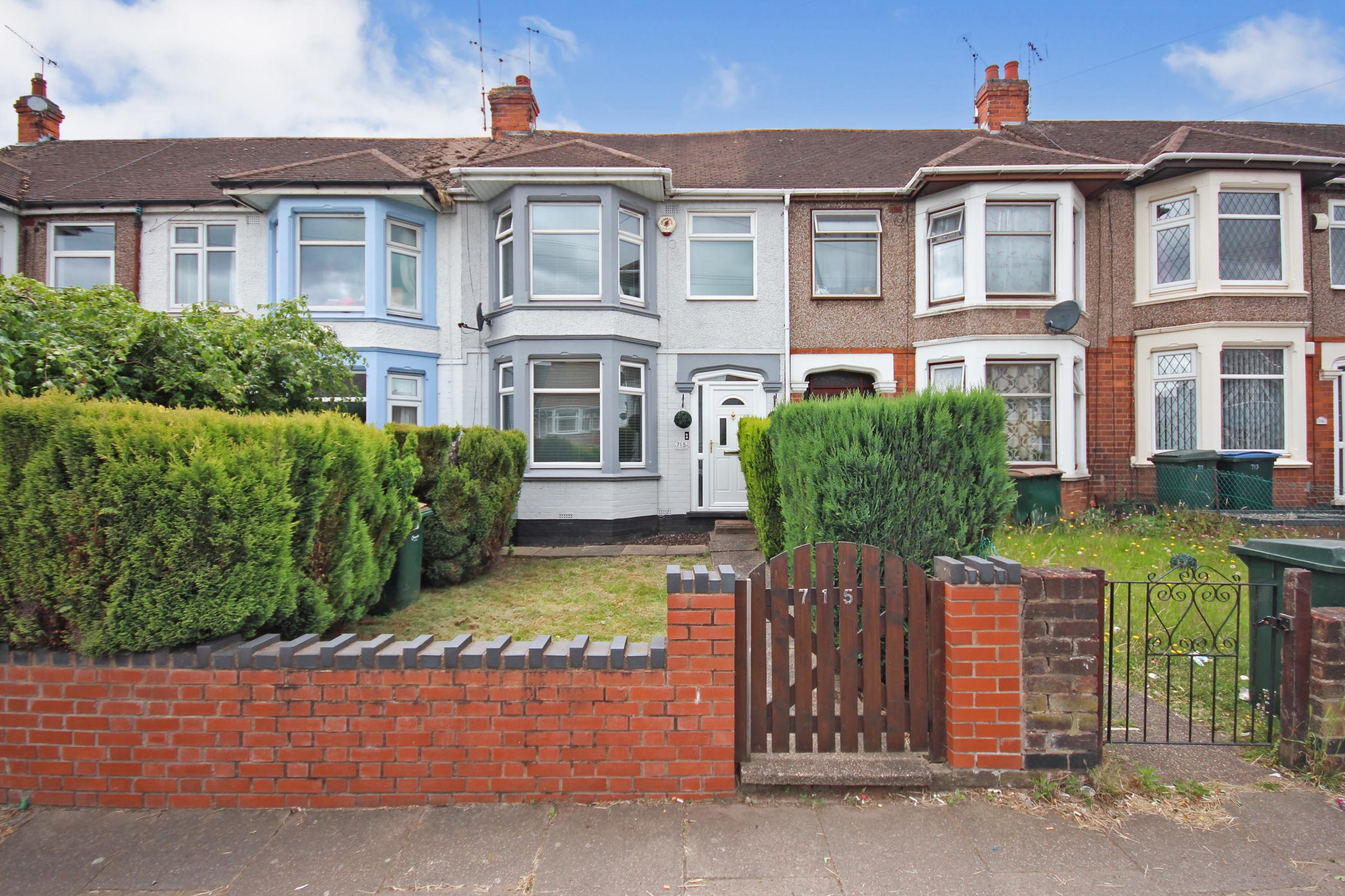 2 bedroom terraced house for sale in Sewall Highway, Coventry, CV6 7JL