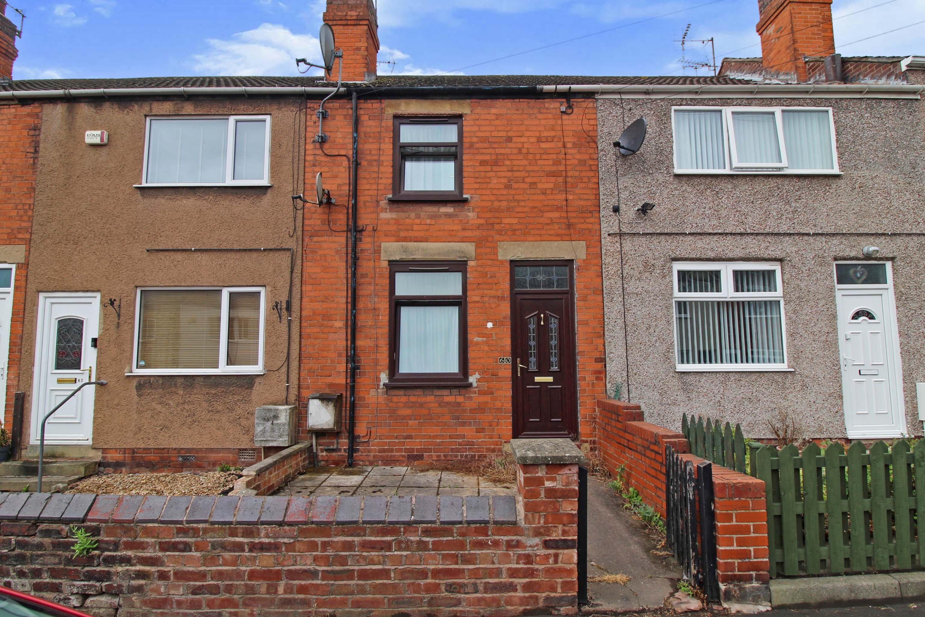 3 bedroom terraced house for sale in Duke Street, Creswell, Worksop