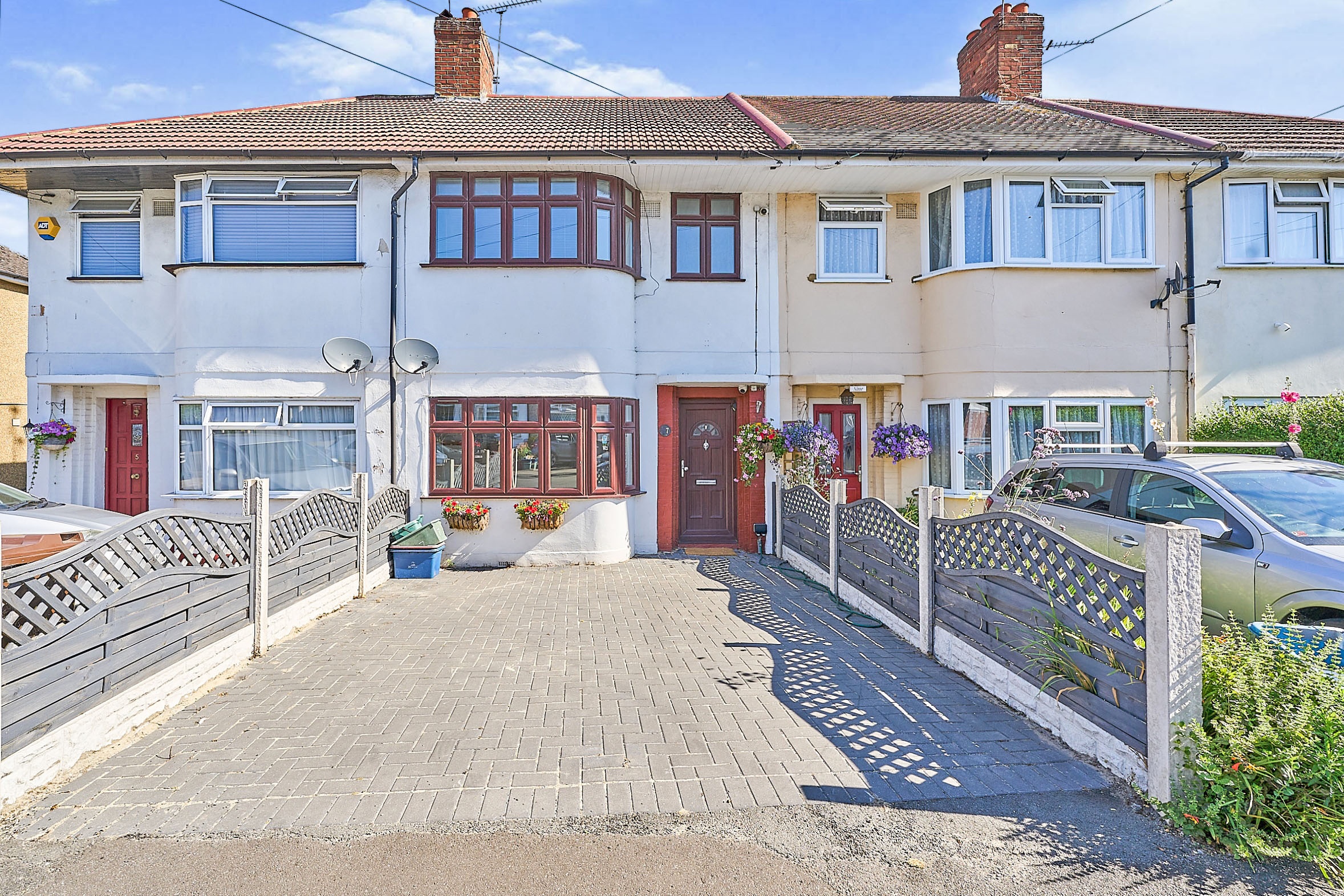 3 bedroom terraced house for sale in Baber Drive, Feltham, TW14 0EX